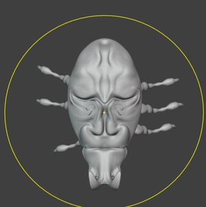 beetle mask (with legs this time)
