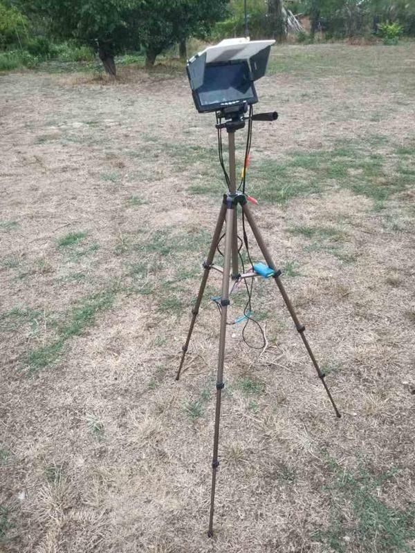 Ground station based on 7" LCD display