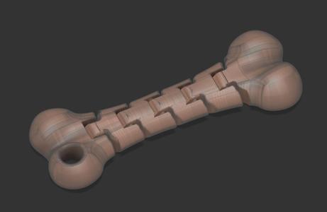 Flexible Bone keychain without the annoying ‘BIG’ inscription