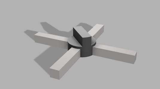 45° mount