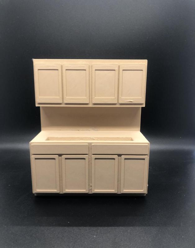 Cabinet Form Business Card Holder 