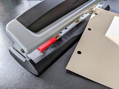 Hole Punch Shim for 8.5in Paper