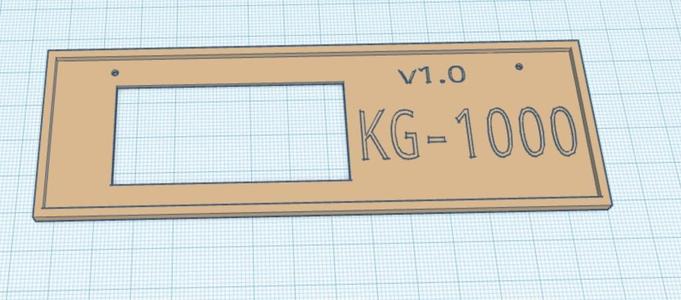 Wouxun KG-1000 Surround / Replacement Back Plate