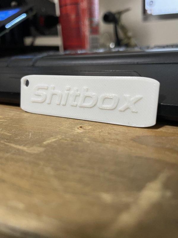 Sh!tbox - Funny vehicle keychain