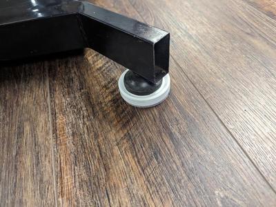 Hardwood floor slider