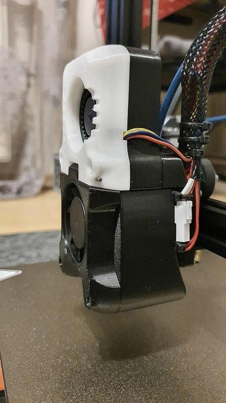 Ender 3 Dual 4010 Fan Duct VORON Switchwire