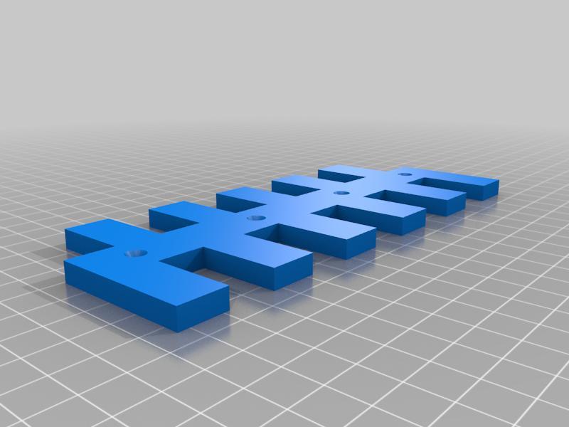 Zinkenschablone für 15mm Zinken