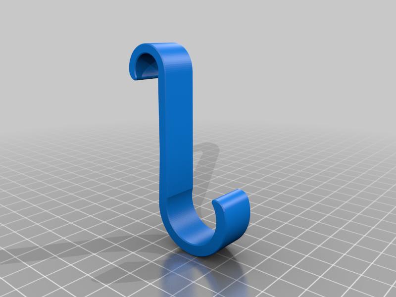 Radiator Hook, rounded edges