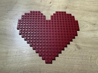 Brick Compatible Heart Plate