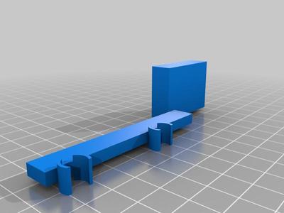 Ender3V2 x-axis snap-on sonic pad sensor bracket