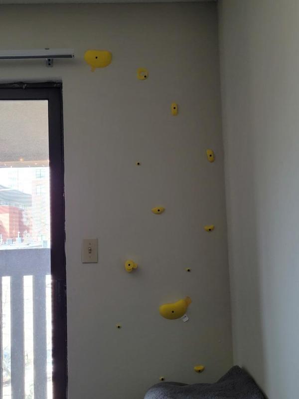 climbing wall art