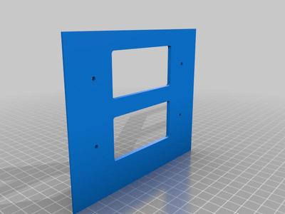 Bay Living Room Face Plate Custom Spacing