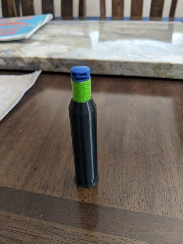 50 cal nerf pilot mod for normal nerf darts