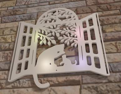 kitties by the window