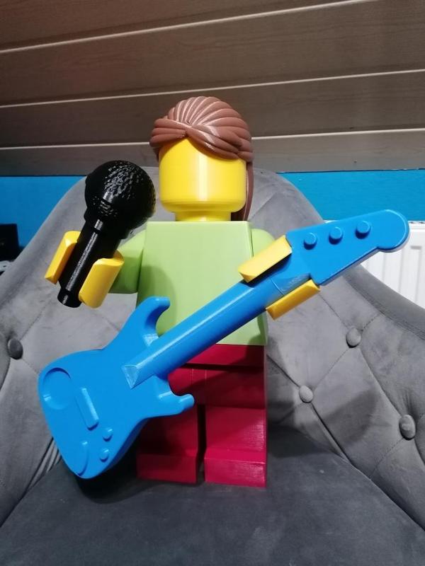 Guitar for LEGO Maxifig