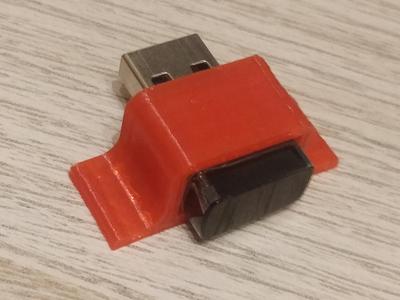 Holder for Flirc USB receiver