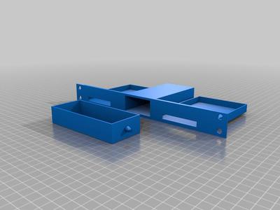 SSD TRay with middle drawer for 10 inch rack