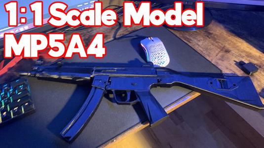 1:1 MP5 A4 scale model