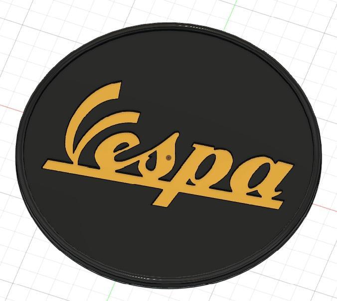 VESPA Coaster 80mm (Vespa Untersetzer)