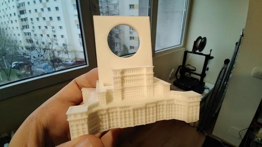 Bucharest's Parliament phone holder