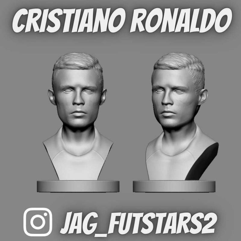 CR7 - Cristiano Ronaldo - Soccer Bust- Real Madrid, Manchester United, Juventus, Portugal