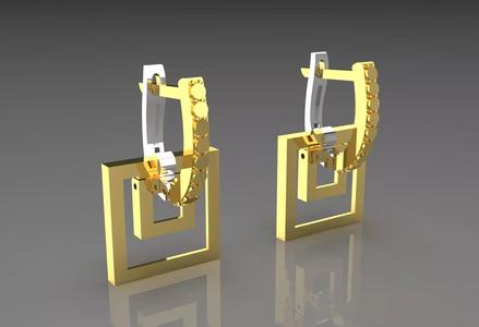 gold earring ge0041