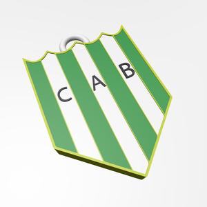 Banfield soccer keychain Argentinean football soccer shield