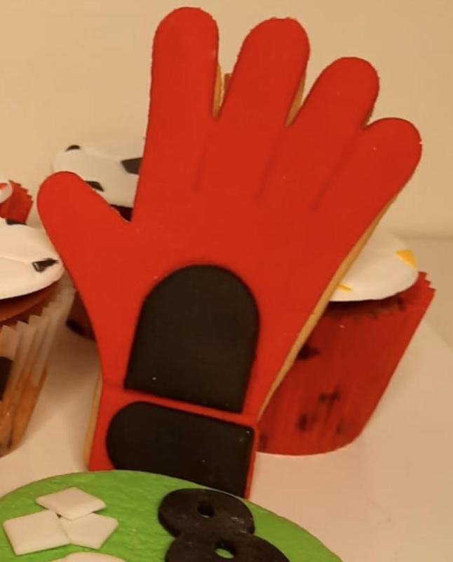 soccer gloves cookie cutter