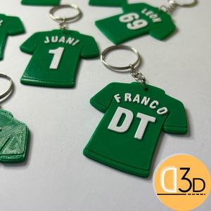 Customizable T-shirt keychain