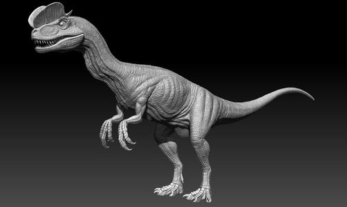 Dilophosaurus Neutral Pose | Dilophosaurus Pose Neutral