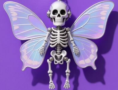 Skeleton Butterfly
