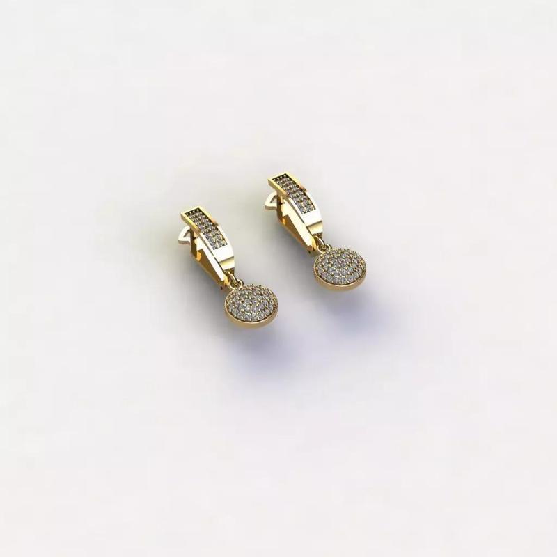 engagement earrings 3D Model Collection 3D print model tmtr77