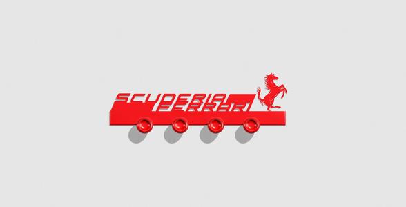 Scuderia Ferrari Key rack