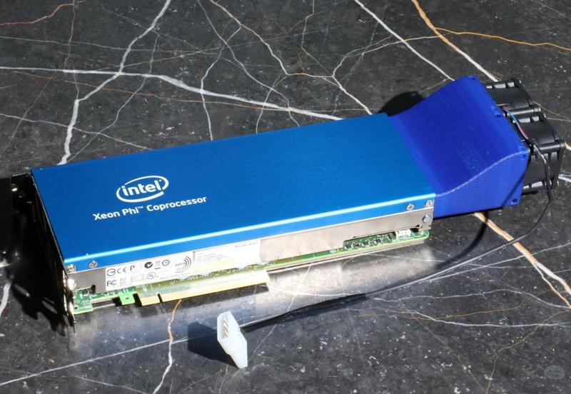 40mm twin-fans cooler for Xeon Phi