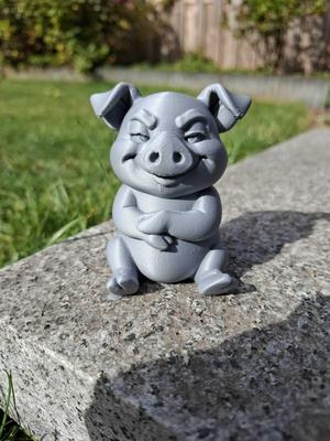 Mischievous Piggy – Smug Farmyard Friend