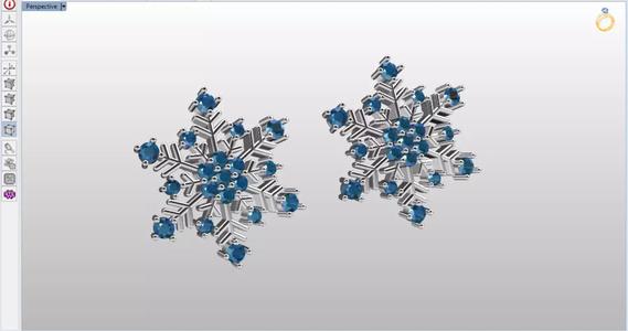 snow jewelry earrings