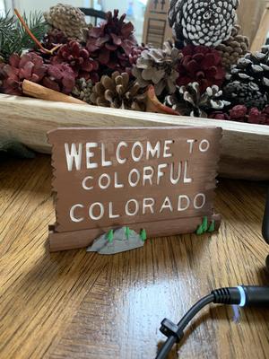 Welcome to Colorful Colorado Sign