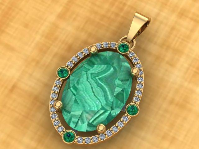 oval pendant