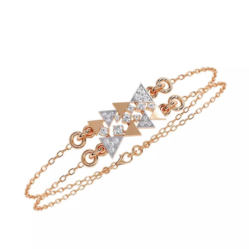 Play Diamond Bracelet animation renders 3dm stl details