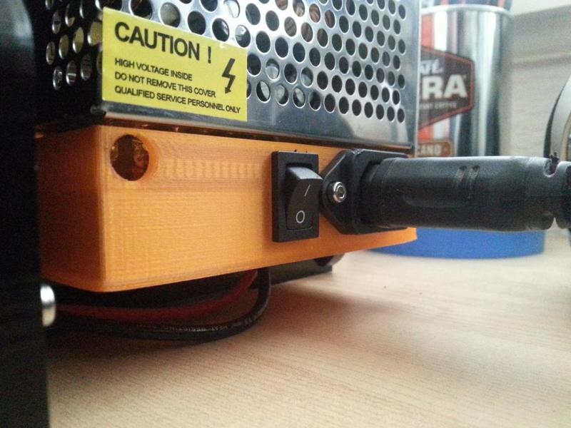 HIC Prusa i3 20A 12V Power Supply Cover