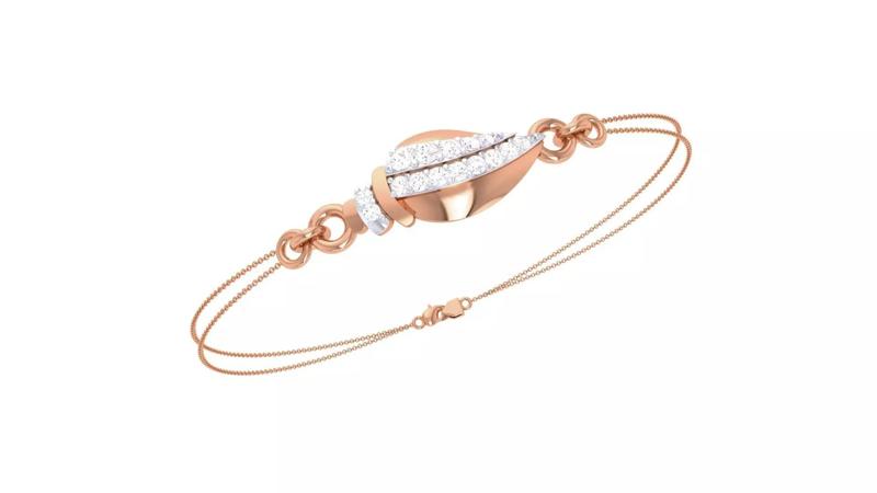 Women Light wt Diamond Bracelet 3dm stl obj gltf glb 3mf