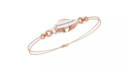 Women Light wt Diamond Bracelet 3dm stl obj gltf glb 3mf
