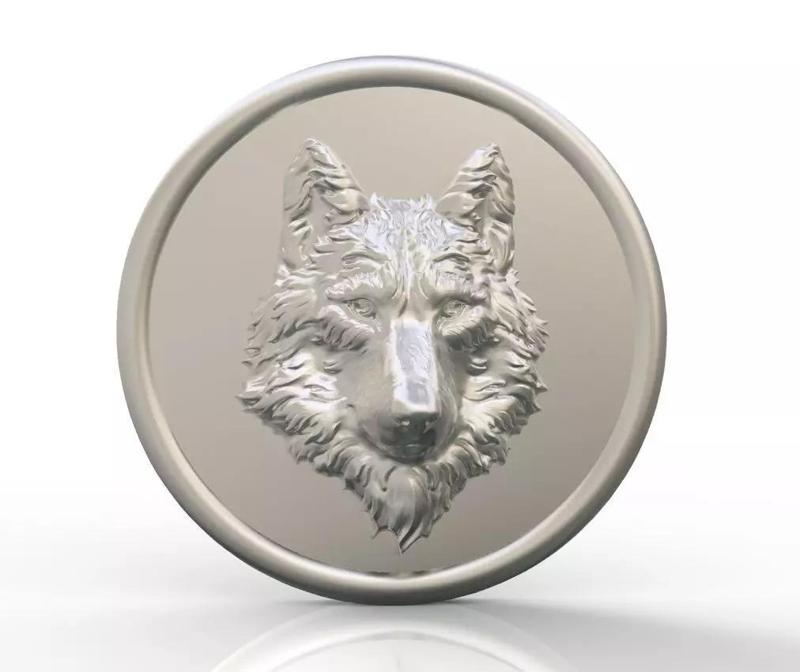 Wolf Brooche