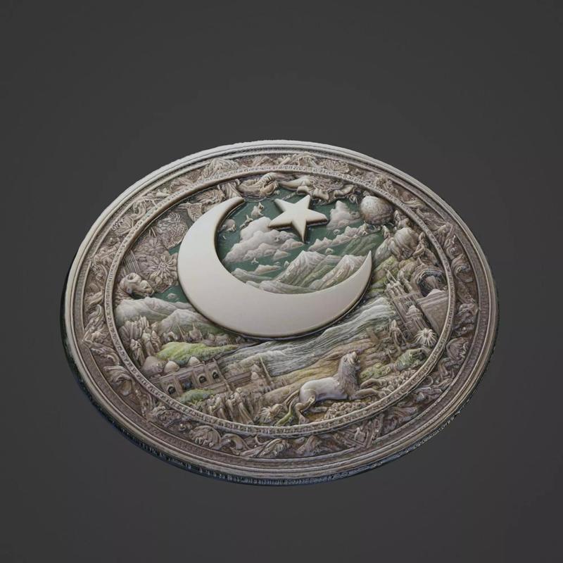 Pakistan Country Medallion
