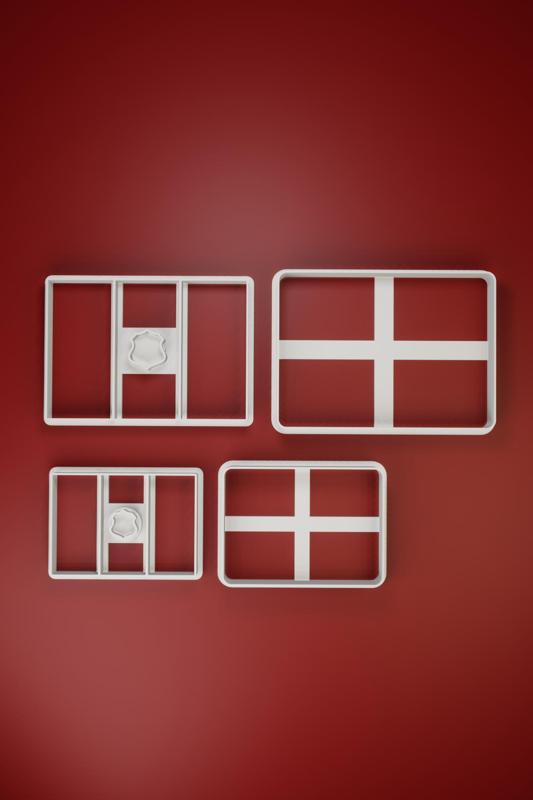 Set 2 Cortadores Bandera Peru