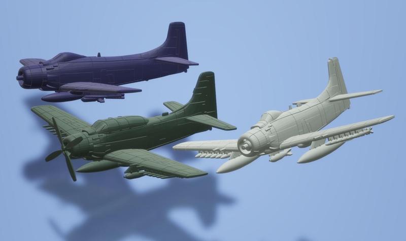 1:200 Douglas A-1 (AD) Skyraider