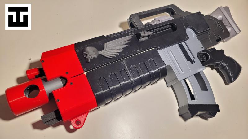 Bolter Rifle Front Nozzle and Cover Upgrade