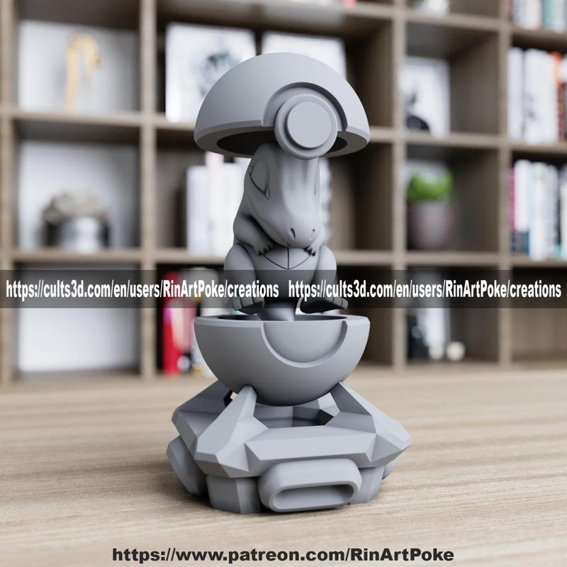 Totodile in the pokeball from pokemon