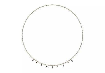 Jewelry Pendant Model Delicate Chain Sparkling Colorful jp0332