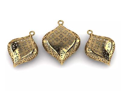Earrings and necklace set
